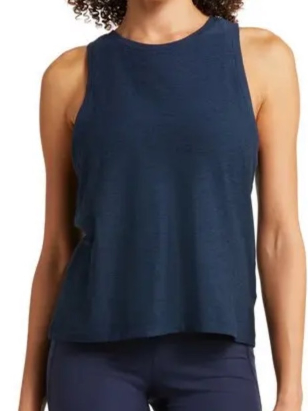 BEYOND YOGA Featherweight Rebalance Tank Nocturnal Navy size Extra Small